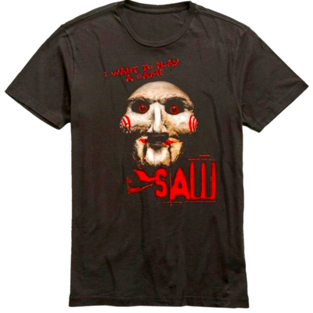 ❤️NWT HOT TOPIC JIGSAW GRAPHIC SAW MOVIE TEE SHIRT - PLUS SIZE HALLOWEEN